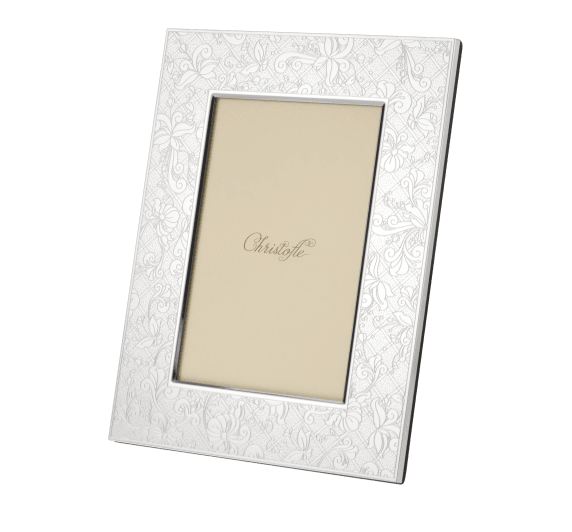 christofle silver plated picture frame - for 10 x 15 cm photos 1