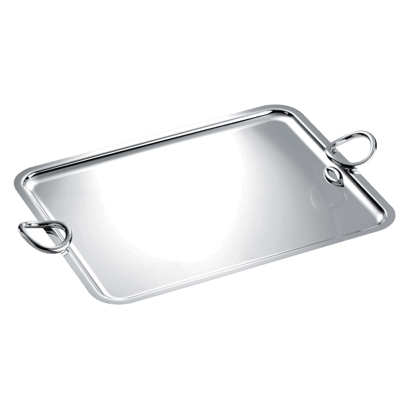 Silver-Plated Tray 21 x 16.5 in Vertigo