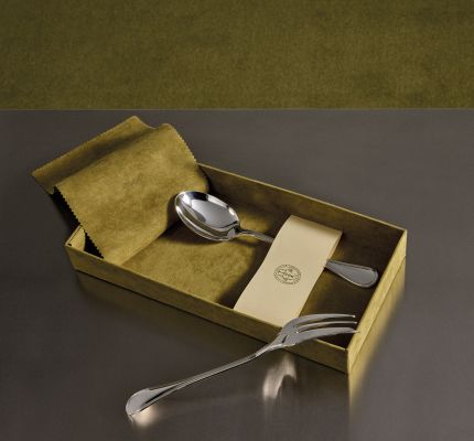 Set of 2 Silver-Plated Serving Pieces