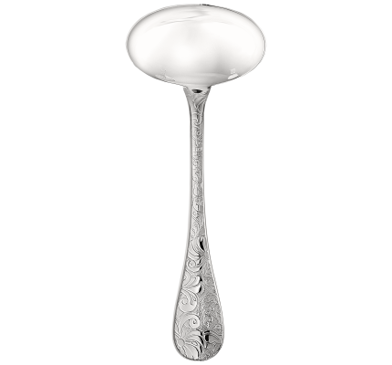 christofle gravy ladle jardin d'eden  silver plated 3
