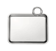 christofle Silver Plated Rectangular Tray with 1 Handle - 20 x 16 cm