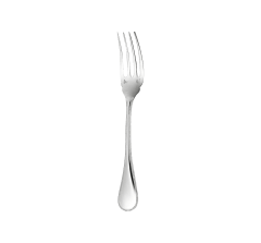 christofle fish fork perles  sterling silver 1