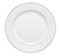 christofle Porcelain Dessert Plate with Leafing