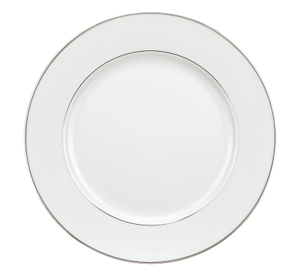 christofle porcelain dessert plate with leafing 1