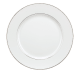 christofle Porcelain Dessert Plate with Leafing