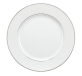 christofle porcelain dessert plate with leafing 1