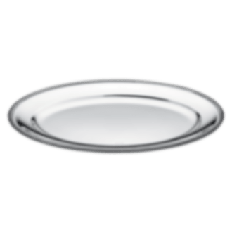 christofle round platter 45cm malmaison  silver plated 1