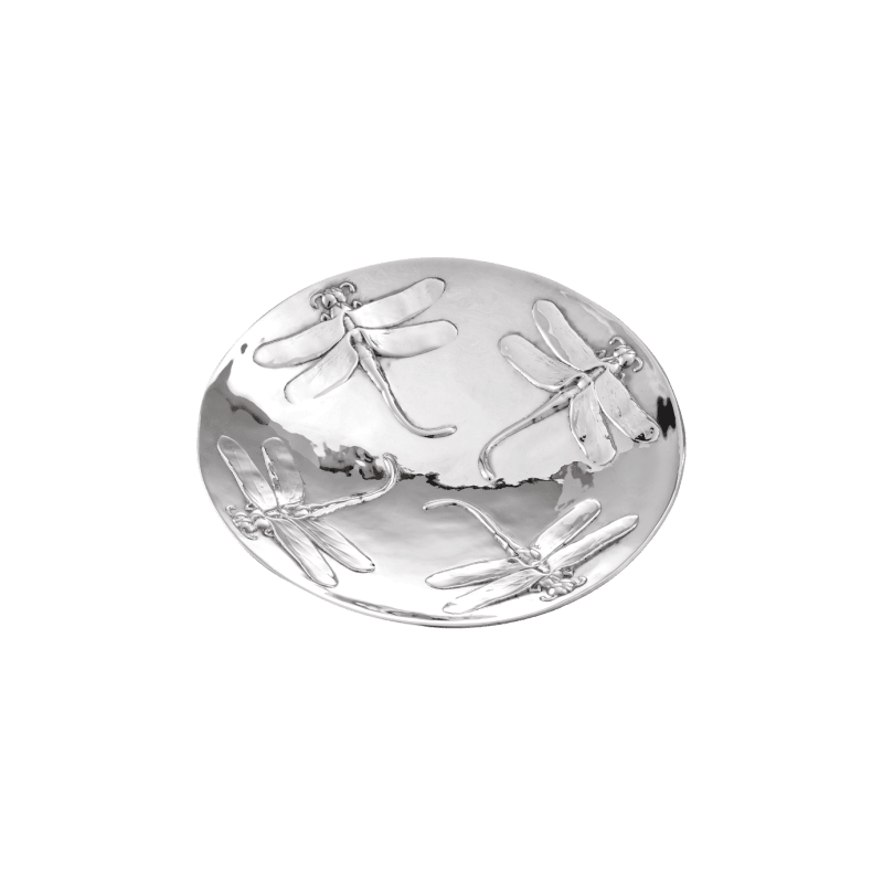 Christofle Silver-Plated Dragonfly Bowl Gallia