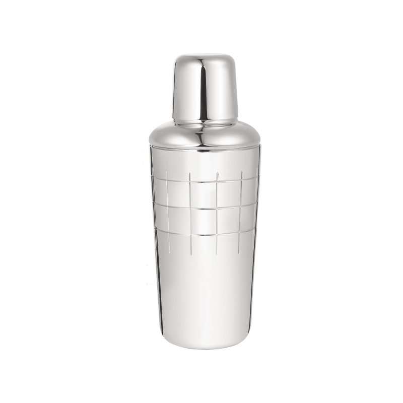 Silver-Plated Cocktail Shaker Graphik