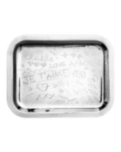christofle Silver-Plated Rectangular Tray - 26 x 20 cm