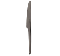 christofle Couteau de table en acier - coloris noir