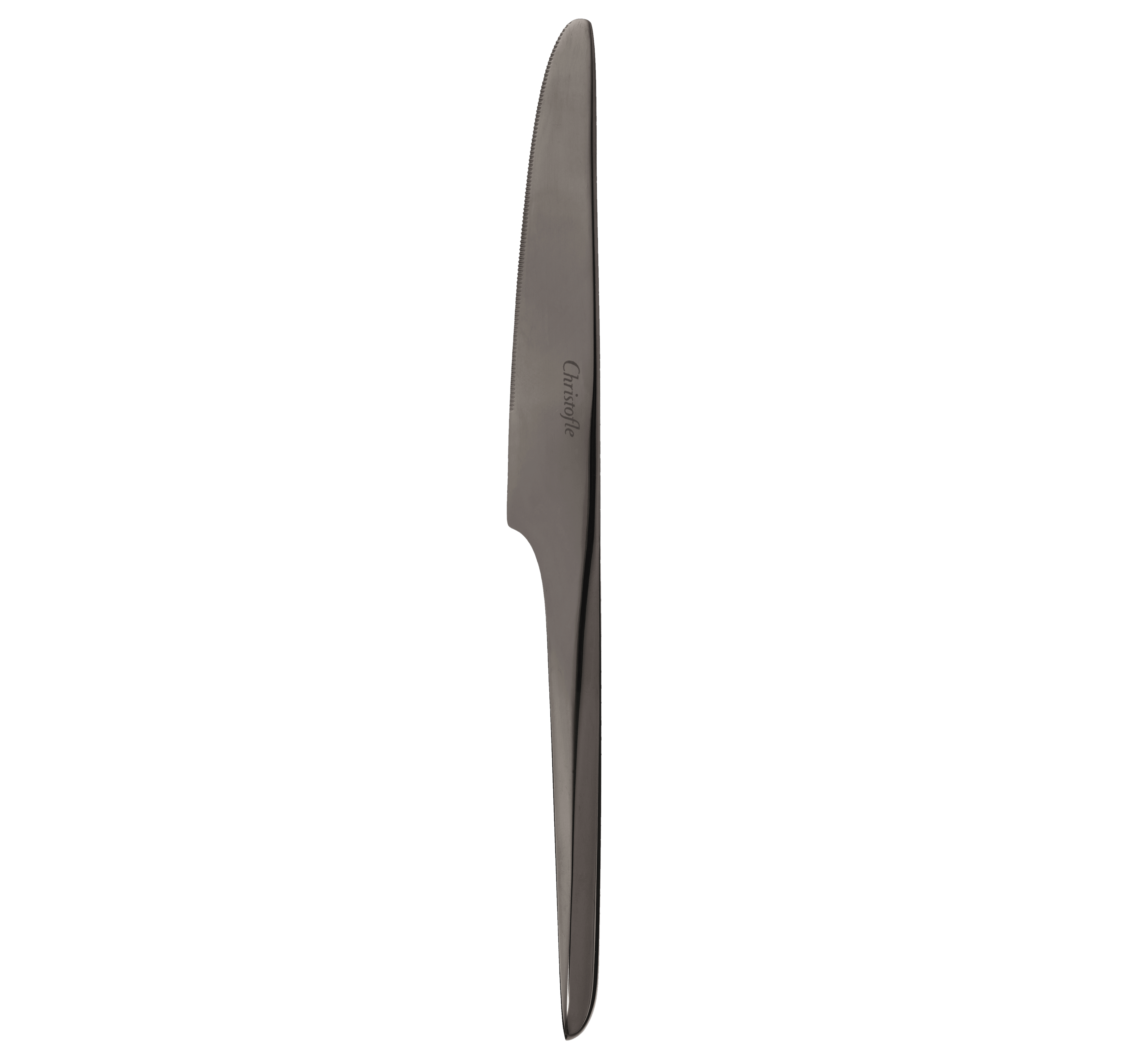 christofle black stainless steel table knife  2