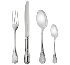 christofle individual place settings (5 pieces) marly sterling silver 01438185000001 1