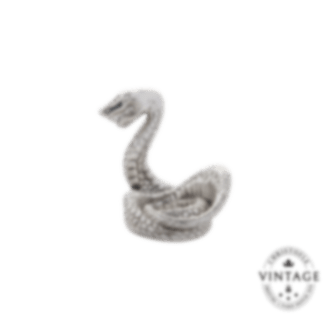 christofle Vintage Silvered Snake