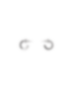 Sterling Silver Medium Hoop Earrings  