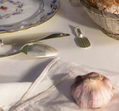 christofle vintage silvered knife holders - set of 6 2