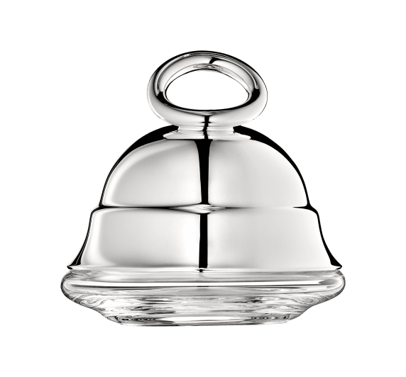 christofle individual butter dish vertigo  silver plated 1
