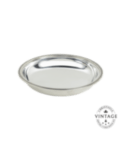 christofle Silvered Vintage Shallow Platter - 10 in