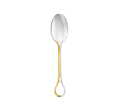 Partially Gilded Silver-Plated Tablespoon
