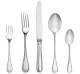 christofle individual place settings (5 pieces) albi  sterling silver 1