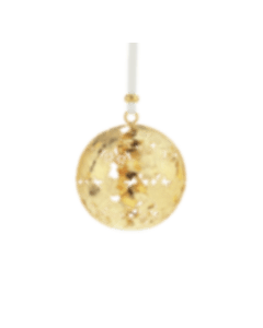 Silver-Plated Christmas Ornament 2025 Edition - Gold