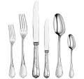 christofle flatware set for 6 people (36 pieces) marly  silver plated 1