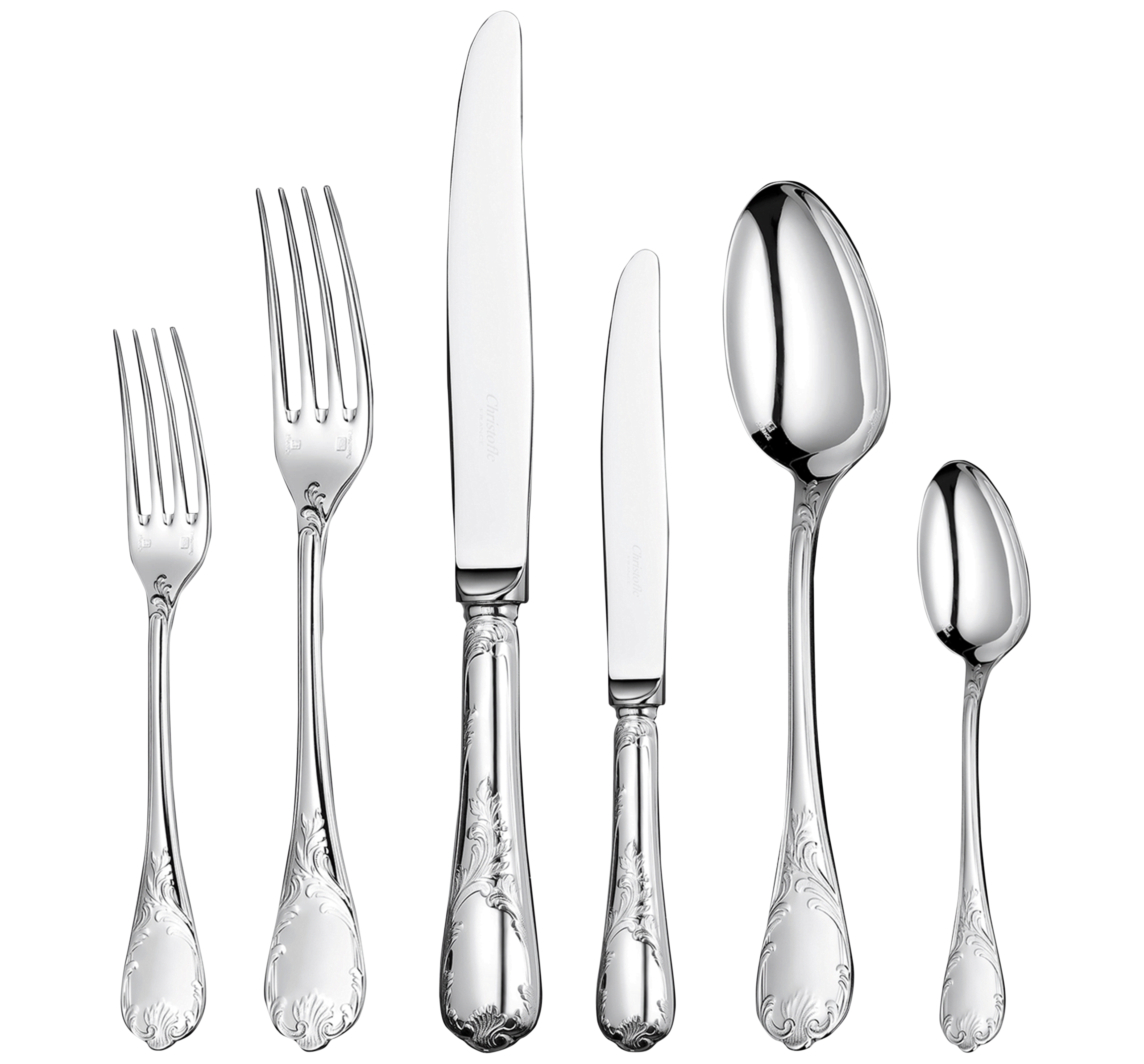 Flatware set for 6 people (36 pieces) Marly Silver plated Flatware set for 6 people (36 pieces) Marly Silver plated