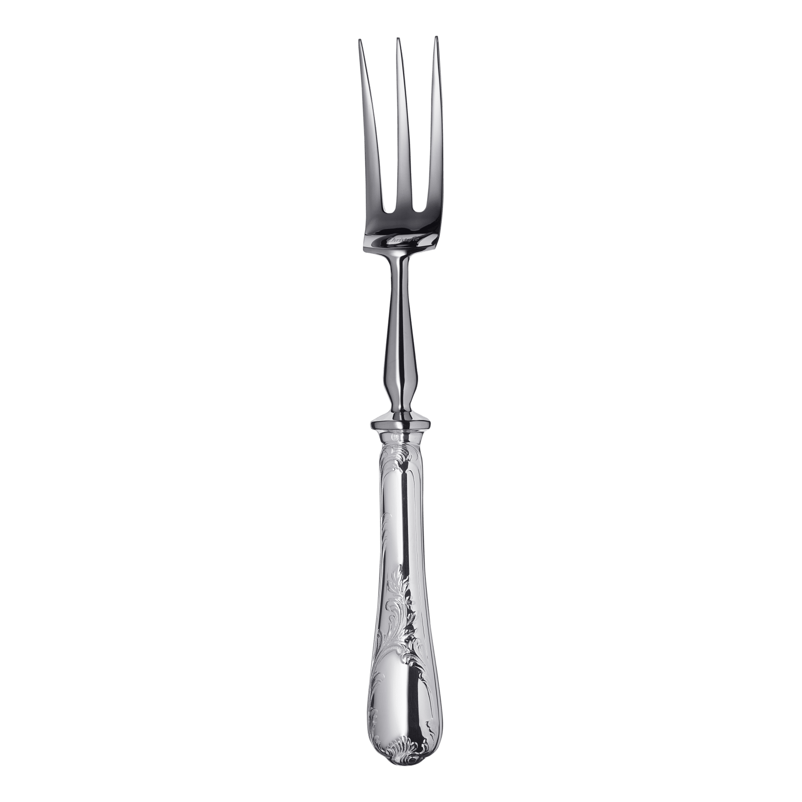 SilverPlated Carving Fork Marly Christofle