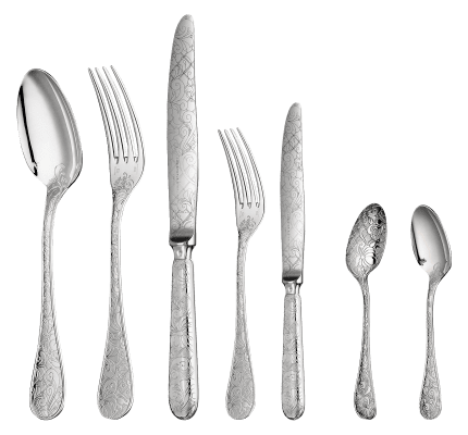 christofle flatware set for 6 people (36 pieces) jardin d'eden  sterlin 1