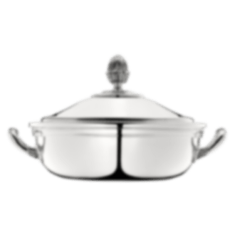 christofle Silver-Plated Vegetable Dish with Lid