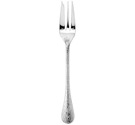 christofle serving fork jardin d'eden  silver plated 3