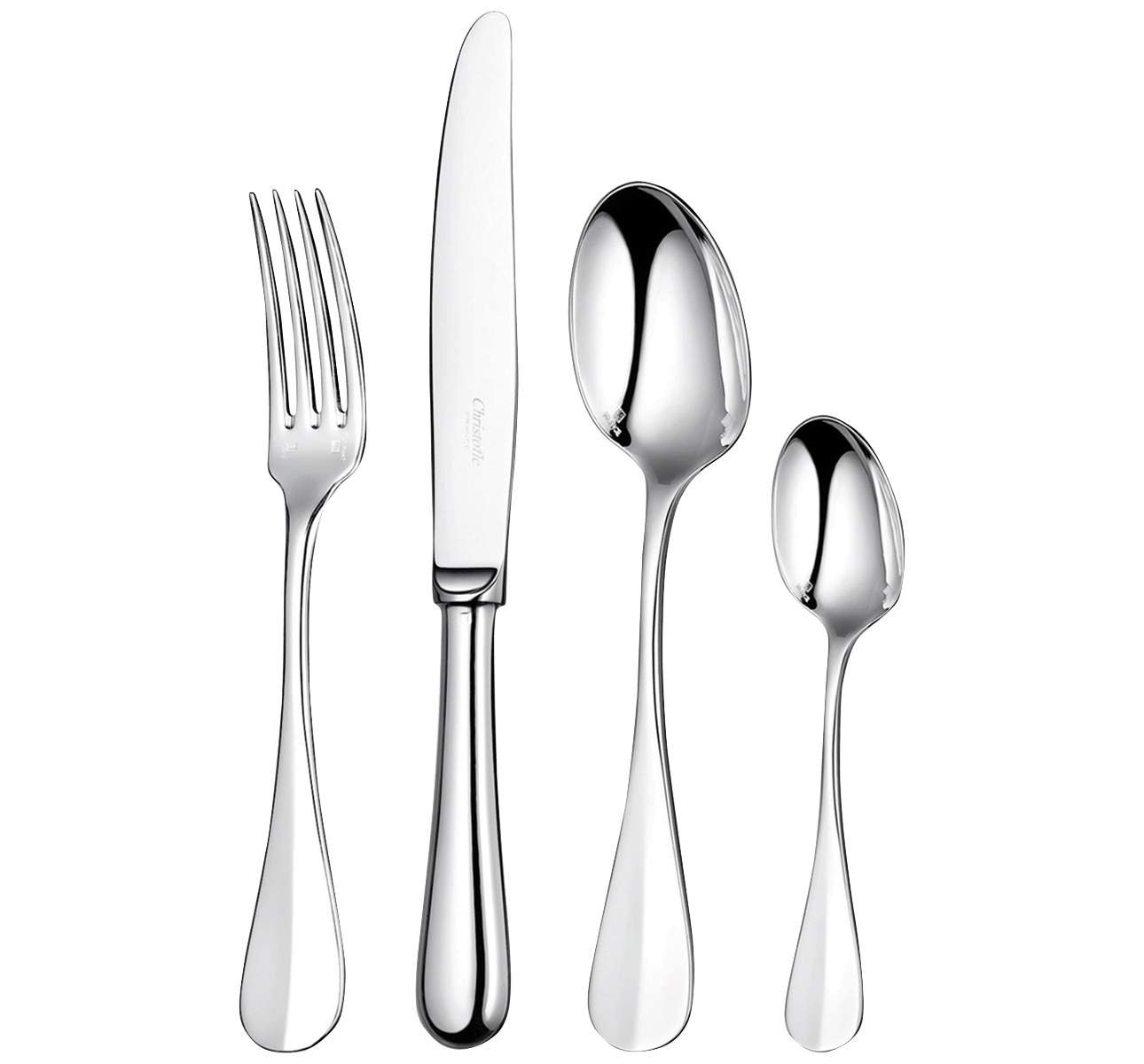 christofle 48-piece silver-plated flatware set for 12 people 2