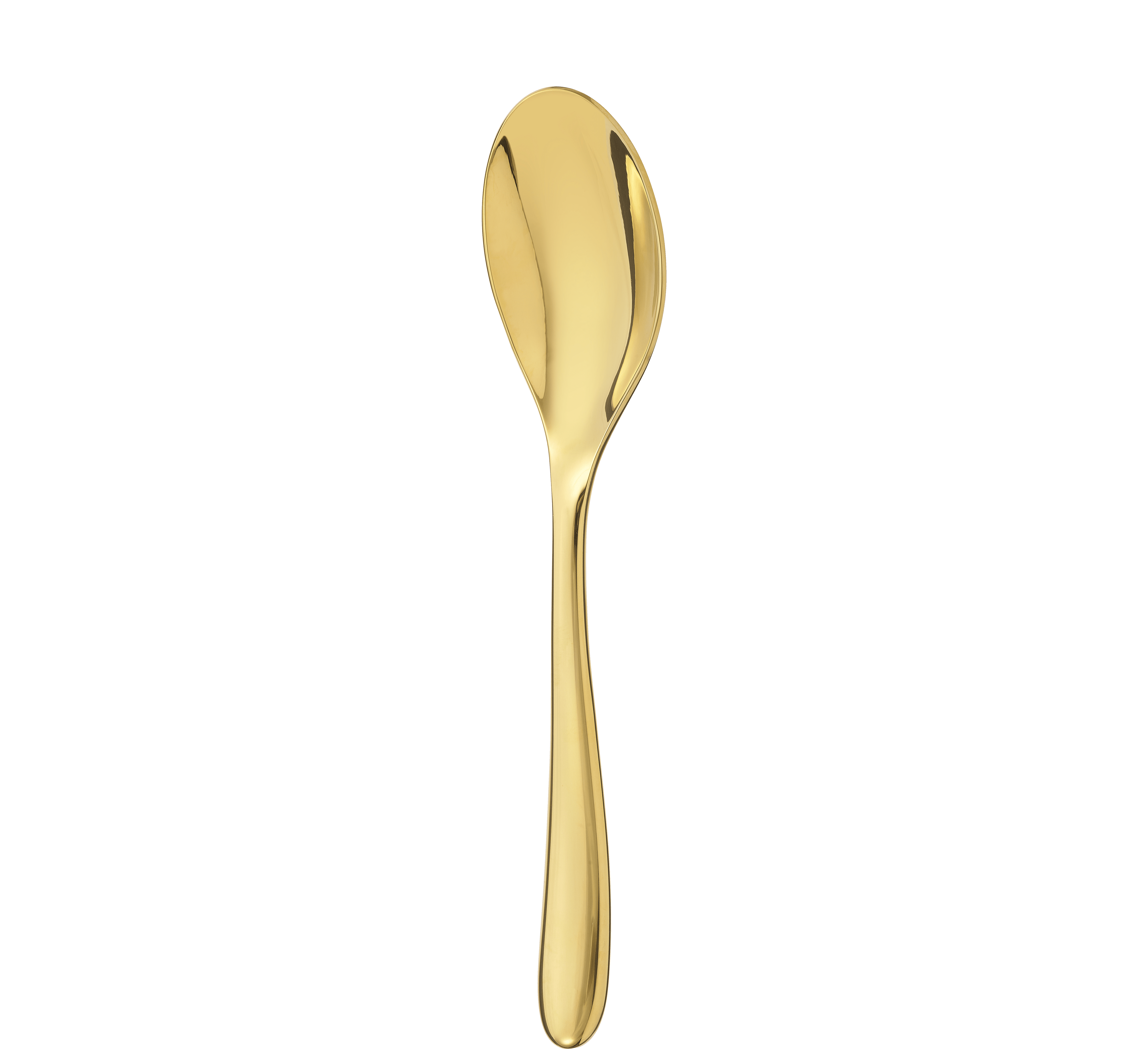 christofle gold stainless steel soup spoon  3