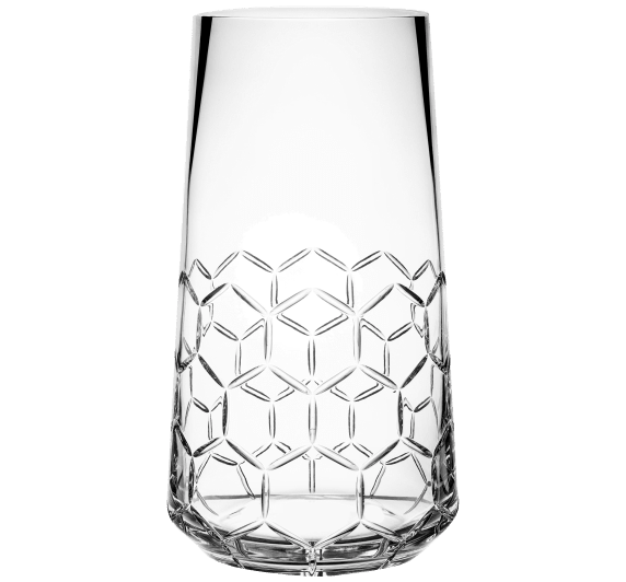 christofle crystal vase, large 2