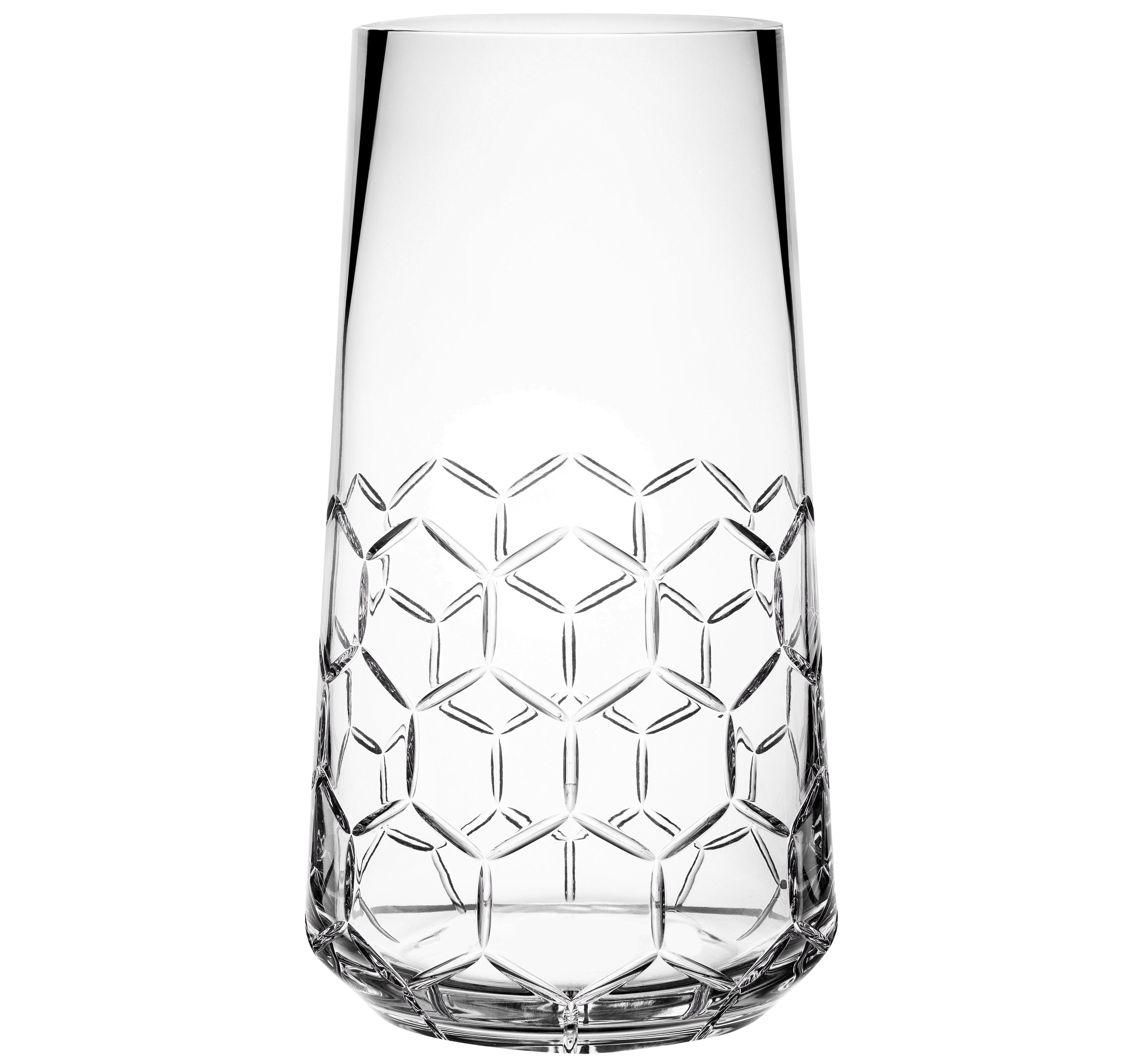 christofle crystal vase, large 2