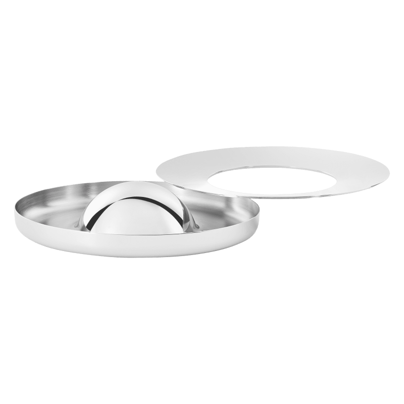 Large Stainless Steel Ashtray Oh de Christofle