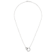 christofle short necklace with two rings idole de christofle  sterling 1
