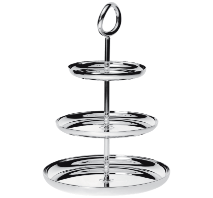 christofle 3-tier pastry stand  vertigo  silver plated 1
