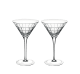 christofle set of 2 crystal martini glasses 1