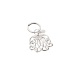 christofle Sterling Silver Key Chain AU - Anne de Rochechouart Duchesse d'Uzes