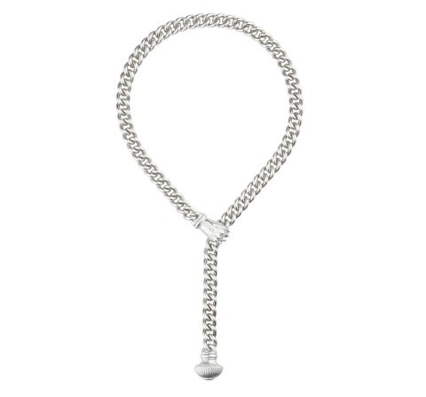 Sterling-Silver Necklace Rhodium-Plated