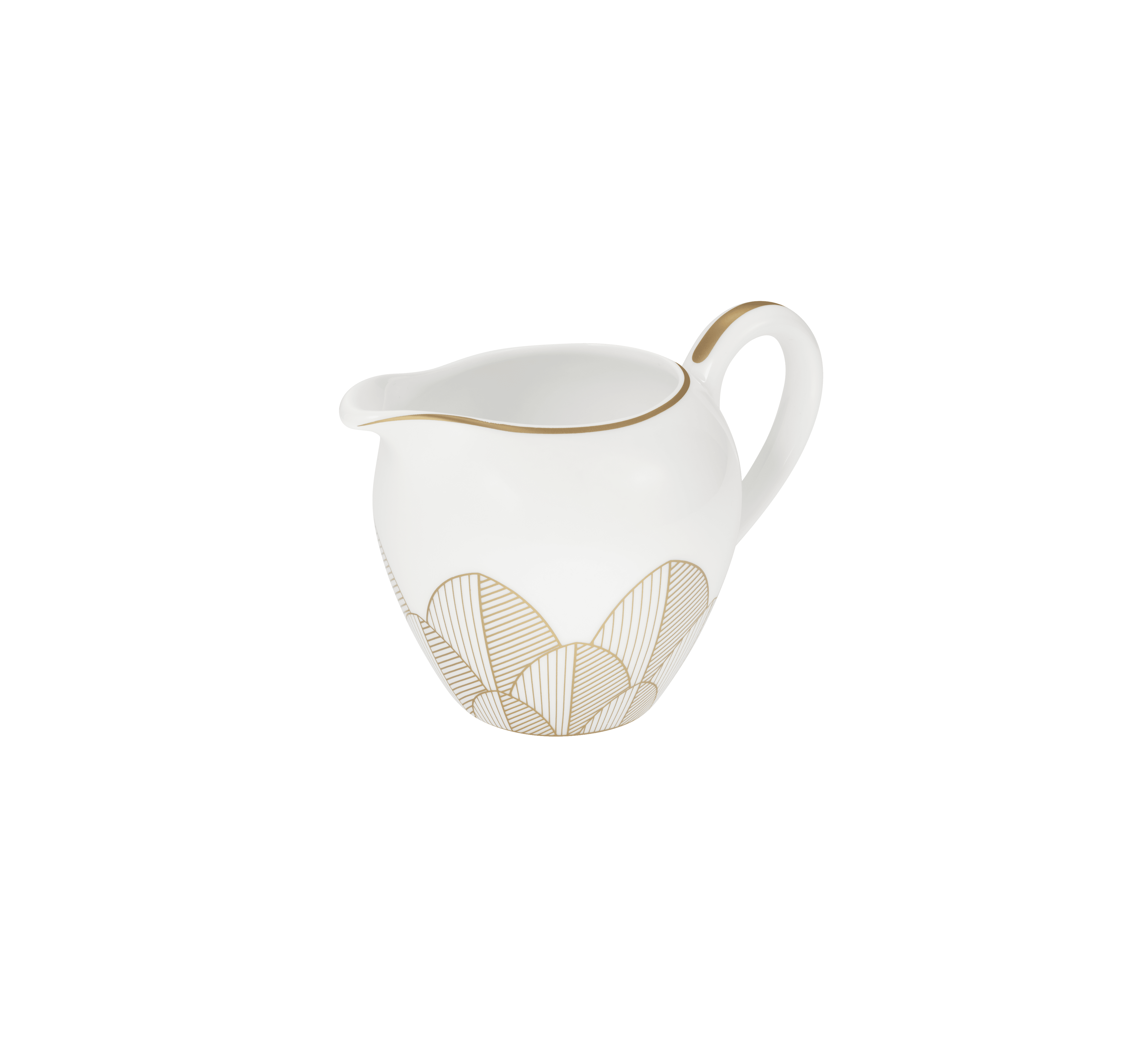 Porcelain cream pitcher 25cl Gold Finish Malmaison Impériale