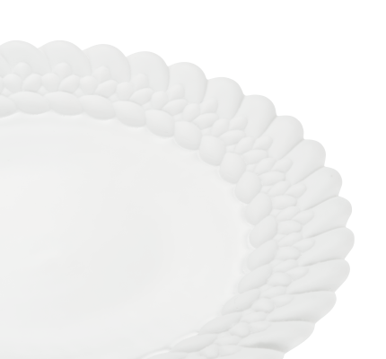 Bread plate Porcelain 