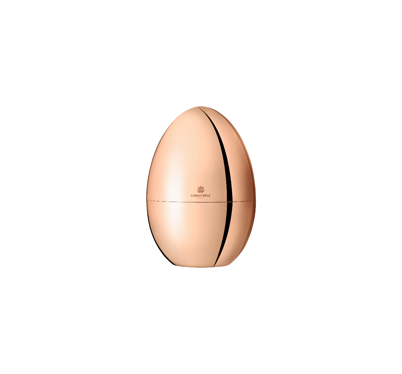 christofle ensemble 6 cuillères à espresso en métal doré à l'or rose 18 carats avec écrin 4