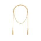 christofle Sterling silver Gilded 18 carats Tie Necklace Chain