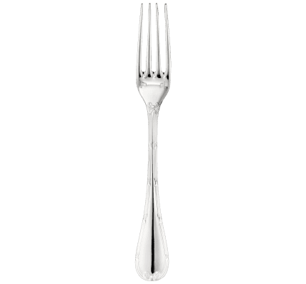 christofle Standard dinner fork Rubans  Silver plated