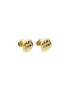 christofle sterling-silver gilded 24 carats stud earrings 1
