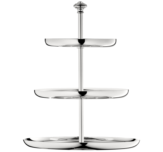 christofle 3-tier pastry stand  albi  silver plated 1