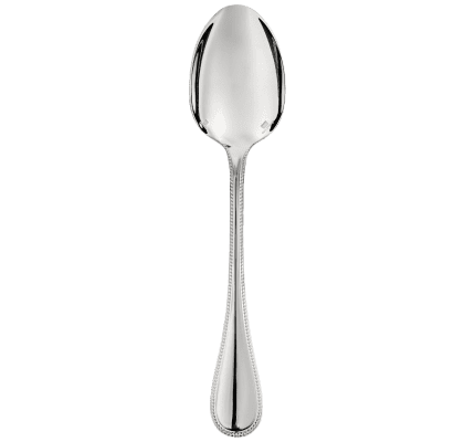 christofle Standard table spoon Perles  Silver plated