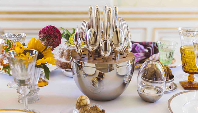 Tablecloth for 12 people – Sarah Espeute for Christofle 
